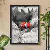 Coral Clown Wall Art