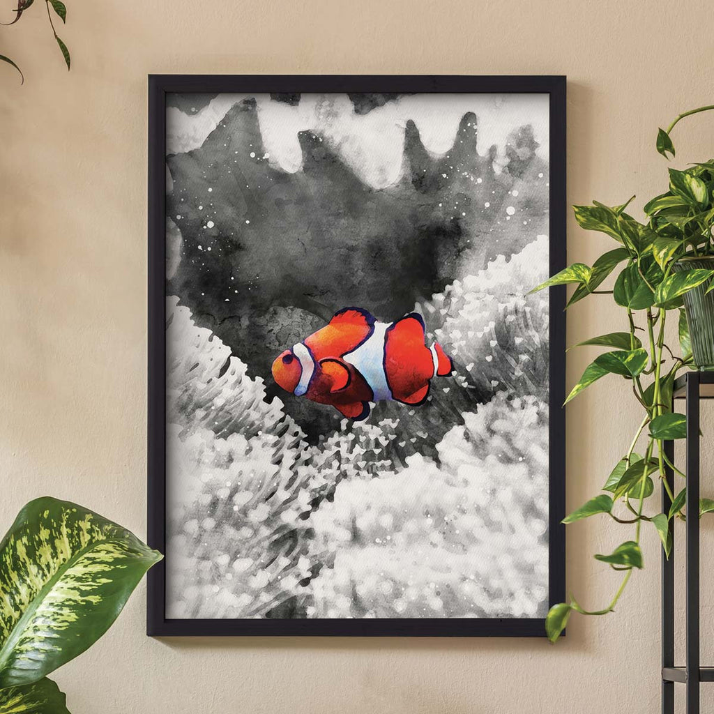 Coral Clown Wall Art