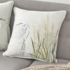 Elegant Egret Indoor/Outdoor Pillow - Left
