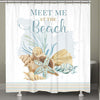 Beachside Gathering Shower Curtain