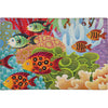 Tropical Colors Chenille Rug - 2 x 3