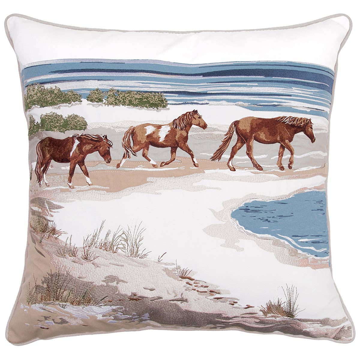 Beach Trotters Pillow