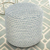 Lagoon Bloom Pouf