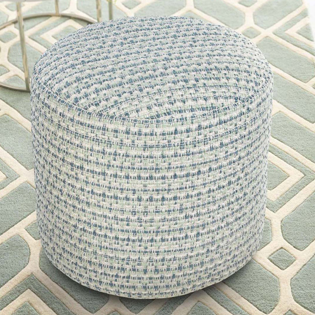 Lagoon Bloom Pouf