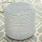 Lagoon Bloom Pouf
