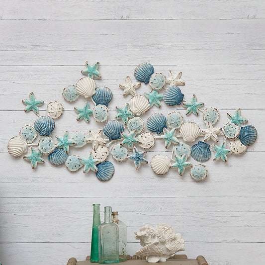 Shells & Starfish Metal Wall Art - OUT OF STOCK UNTIL 07/04/2026