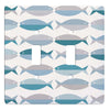 Blue Horizon Fish Double Switch Plate