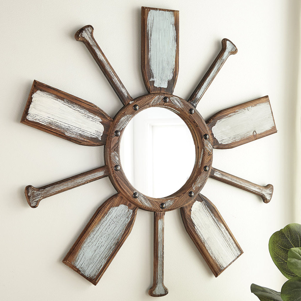Nautical Paddle Wall Mirror