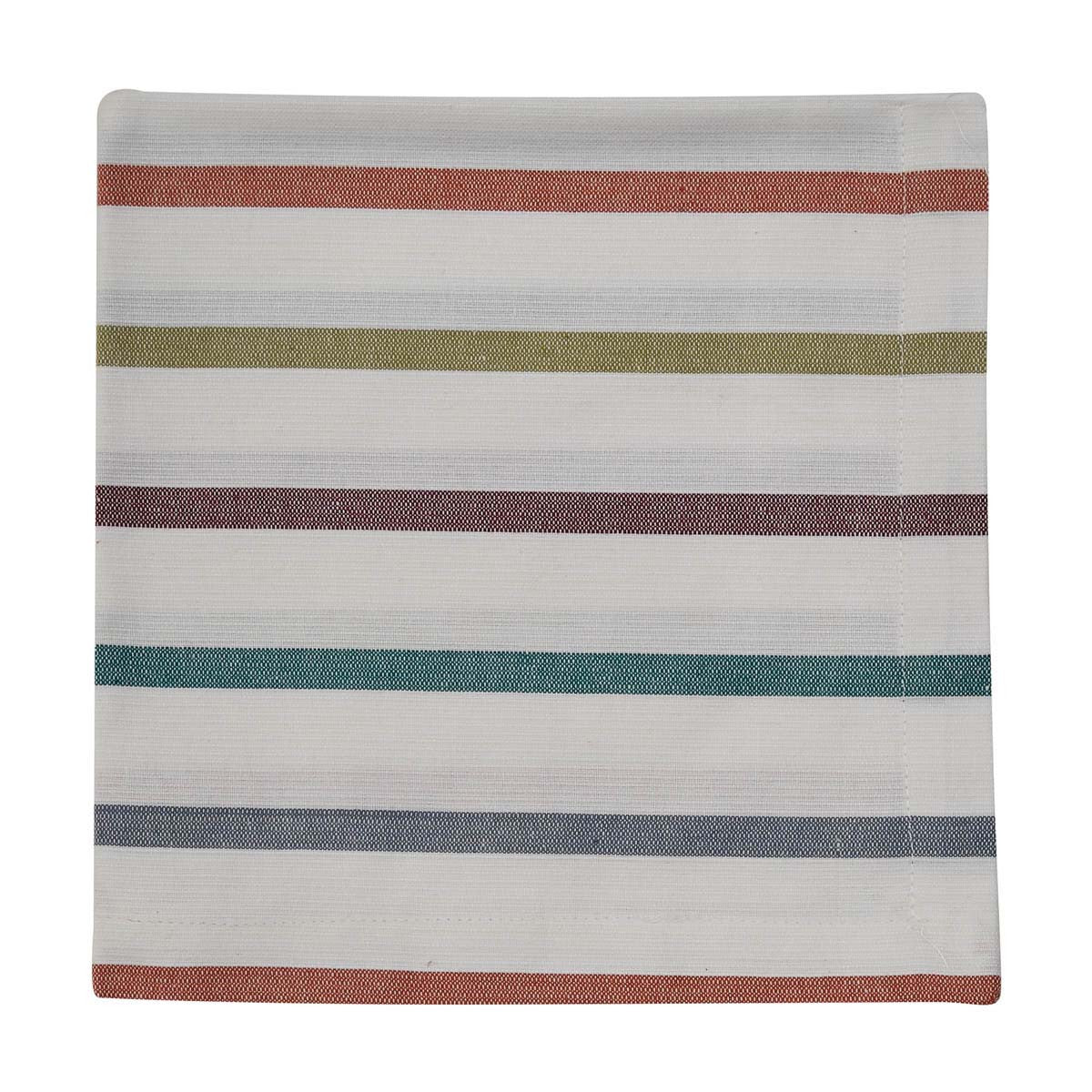 Watercolor Stripes Napkins - Set of 4