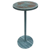 Blue Crab Round Drink Table