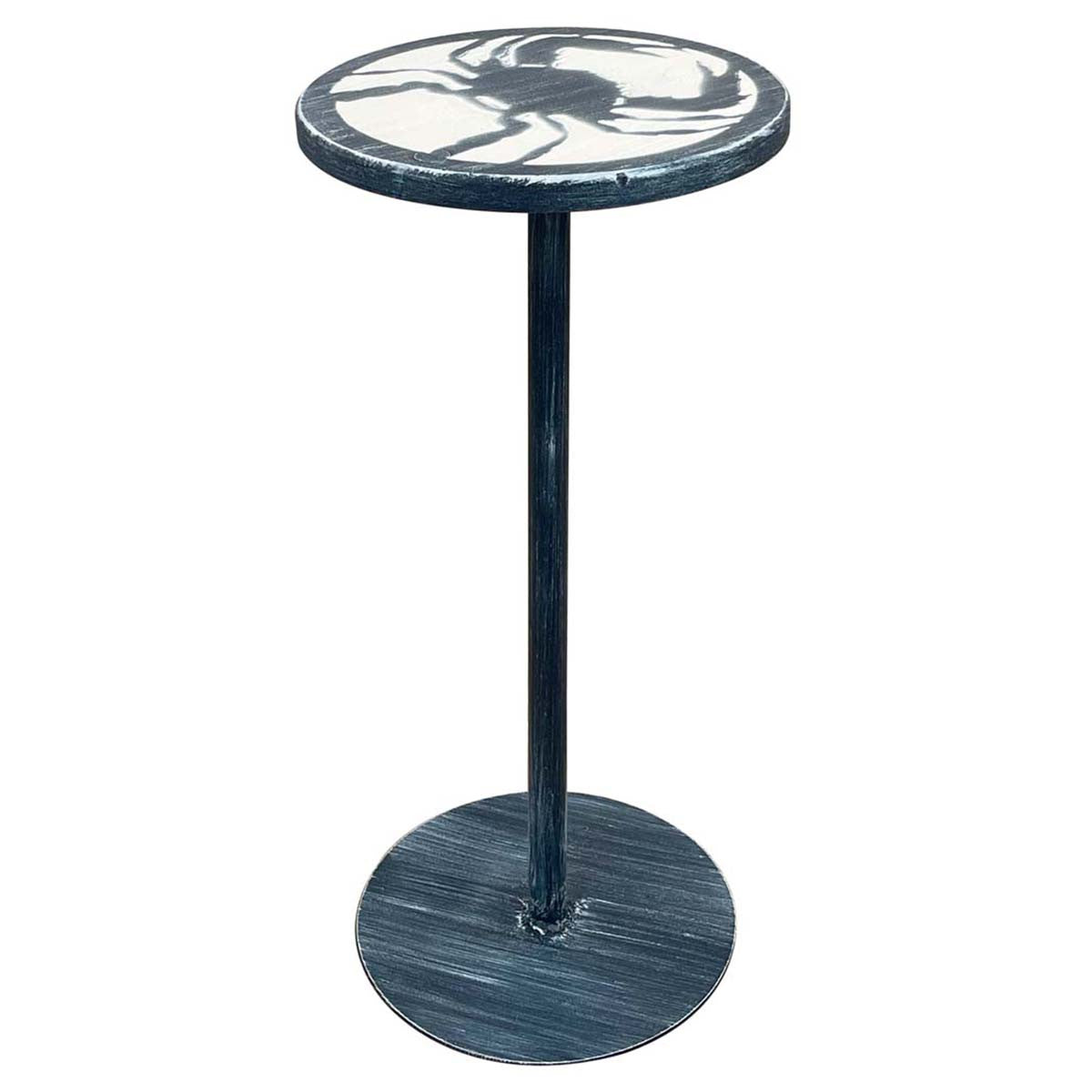 Navy Crab Drink Table