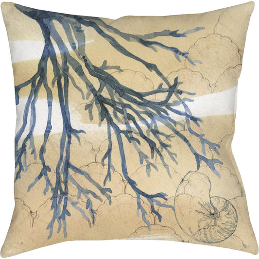 Pacific Coral Outdoor Pillow