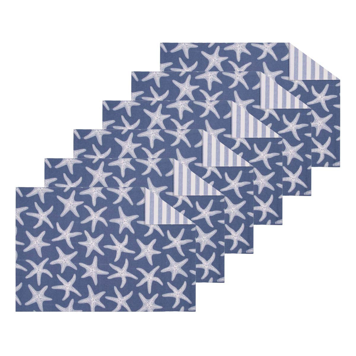 Tranquil Starfish Placemats - Set of 6