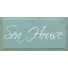 Sea House Teal Wall Art