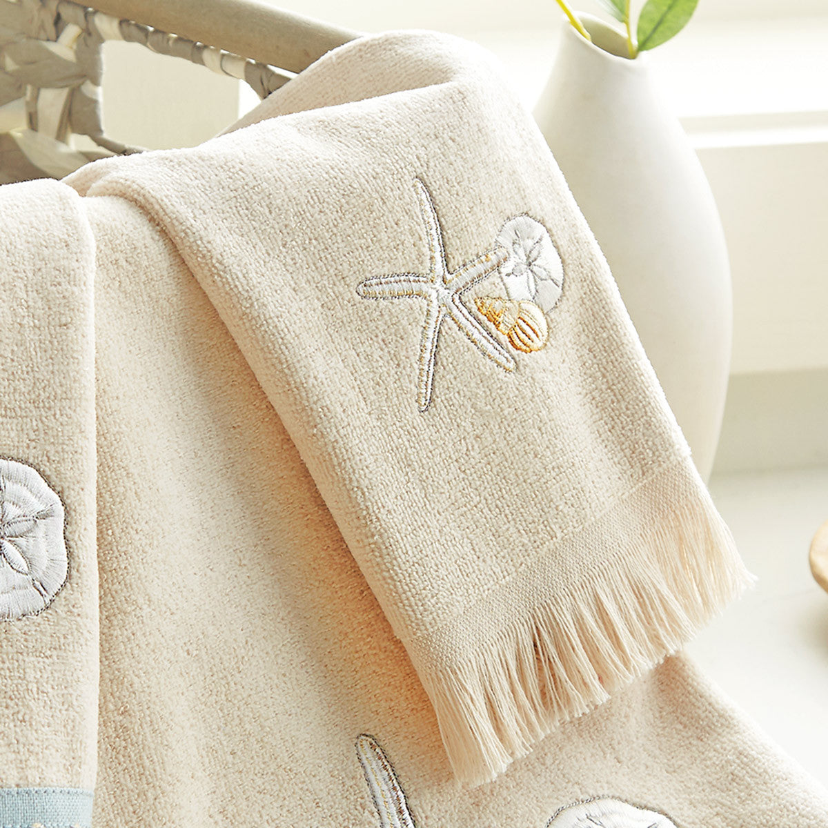 Seaside Serenity Fingertip Towel