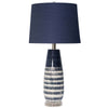 Marine Stripes Ceramic Table Lamp