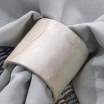 Pearlized Seashell Napkin Rings - Set of 4
