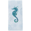 Aqua Seahorse Dishtowels - Set of 4