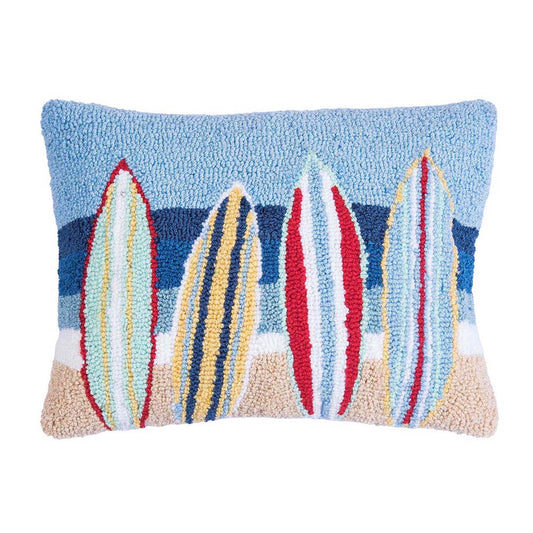 Board Meeting Hooked Pillow