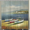 Colorful Boats Shower Curtain