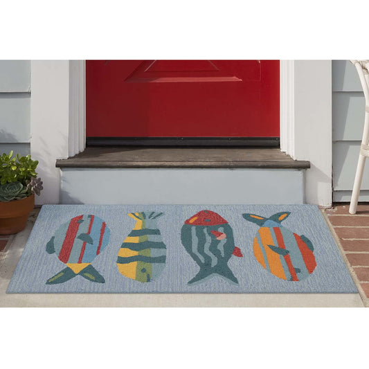 Which Way Fish Indoor/Outdoor Rug Collection