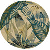 Golden Jungle Rug - 6 Ft. Round