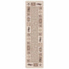 Tidal Life Beige Rug - 2 x 8