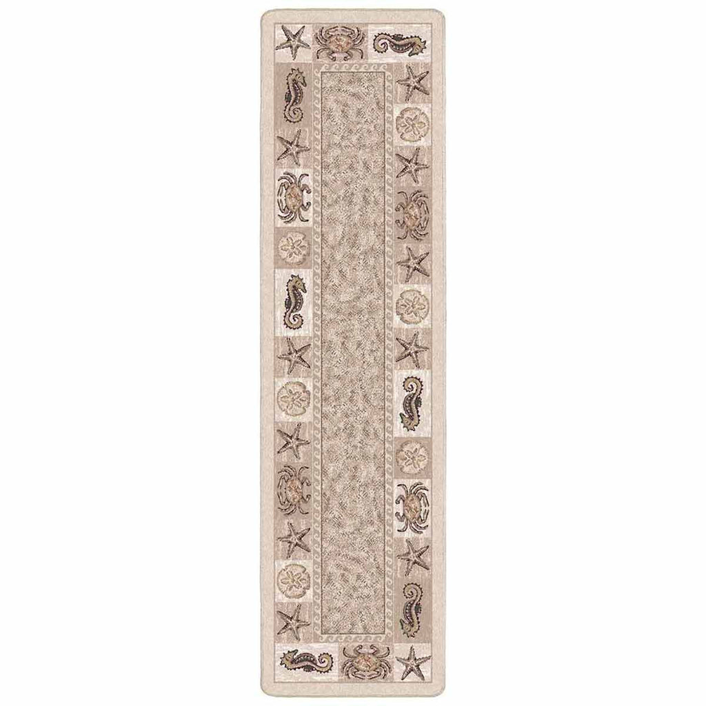 Tidal Life Beige Rug - 2 x 8