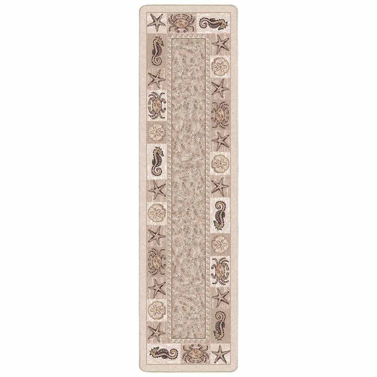 Tidal Life Beige Rug - 2 x 8