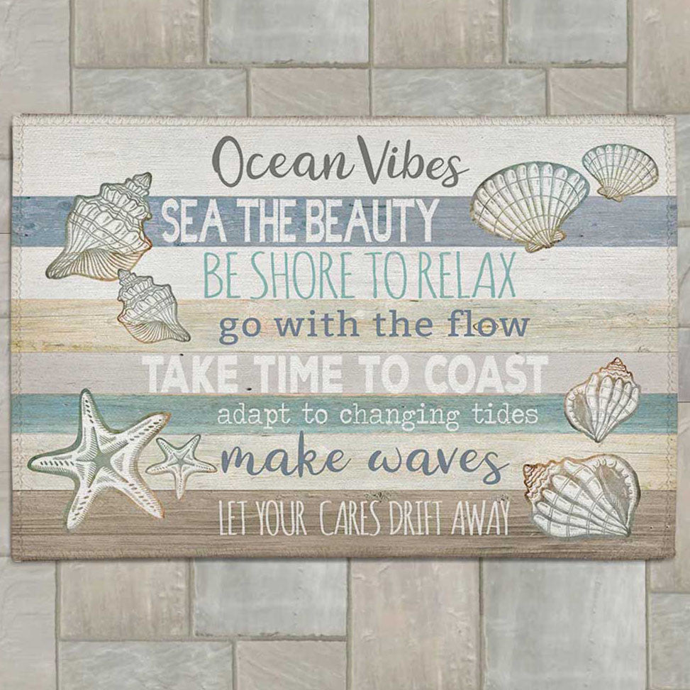 Ocean Vibes Outdoor Rug - 5 x 7