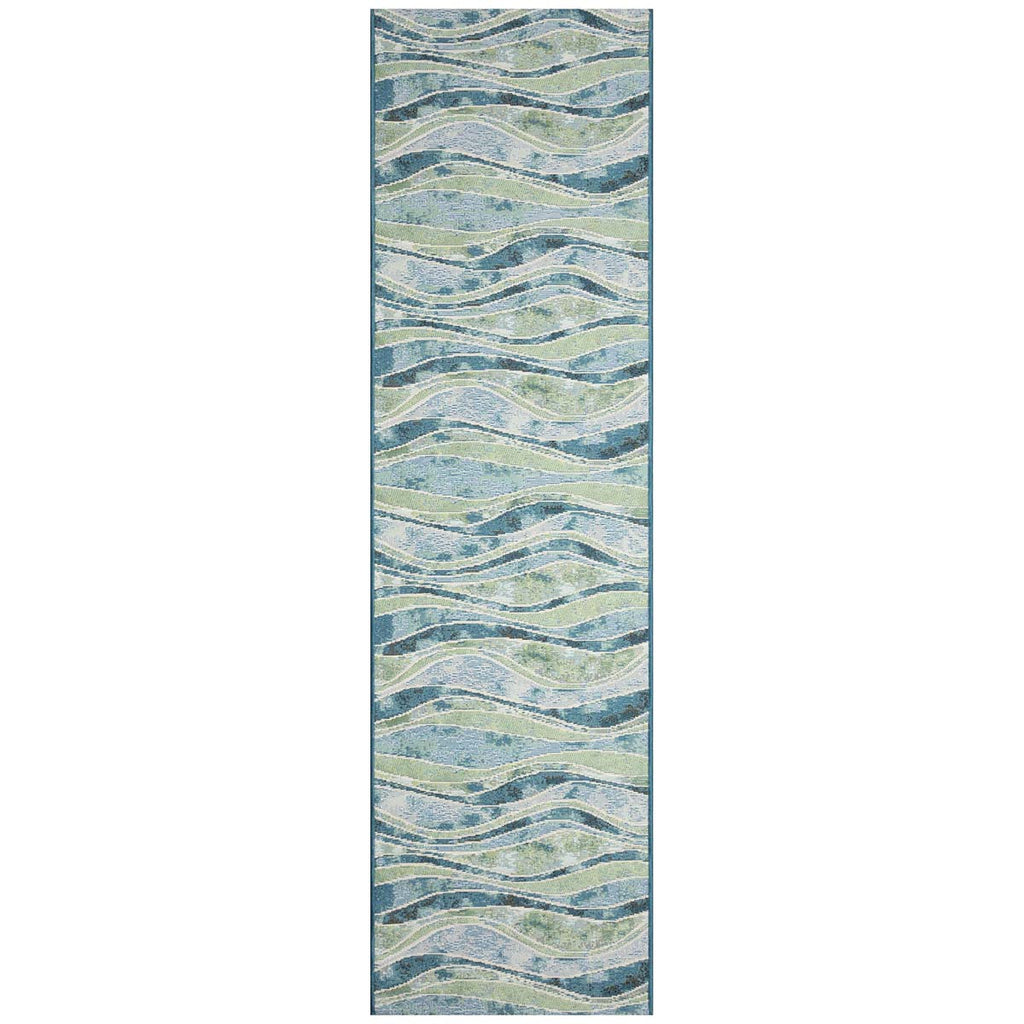Rolling Tide Indoor/Outdoor Rug - 2 x 8