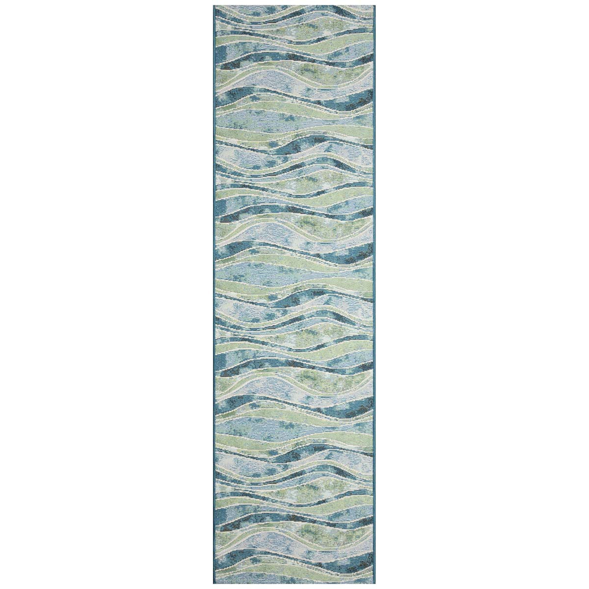 Rolling Tide Indoor/Outdoor Rug - 2 x 8