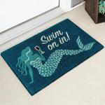Mermaid Swim Coir Mat - 2 x 3