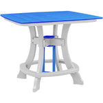 Beckett Counter Height Square Table - Blue & White