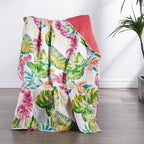 Tropical Flora Throw