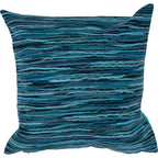 Ocean Stripes Square Accent Pillow - Navy