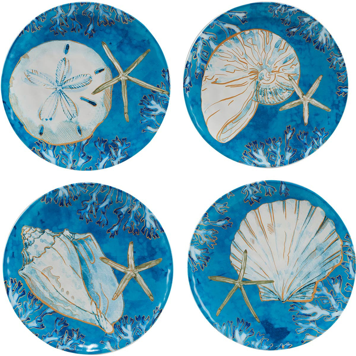 Pacific Rim Dinner Plates - Set of 4