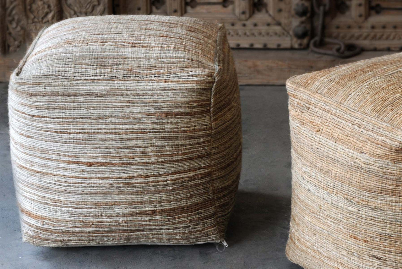Aruba Beige Pouf