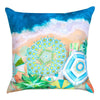 Retro Umbrella Indoor/Outdoor Pillow
