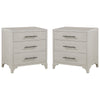 Amalfi 3 Drawer Nightstands with USB - Set of 2 - OUT OF STOCK UNTIL 09/18/2026
