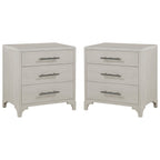 Amalfi 3 Drawer Nightstands with USB - Set of 2 - OUT OF STOCK UNTIL 09/18/2026