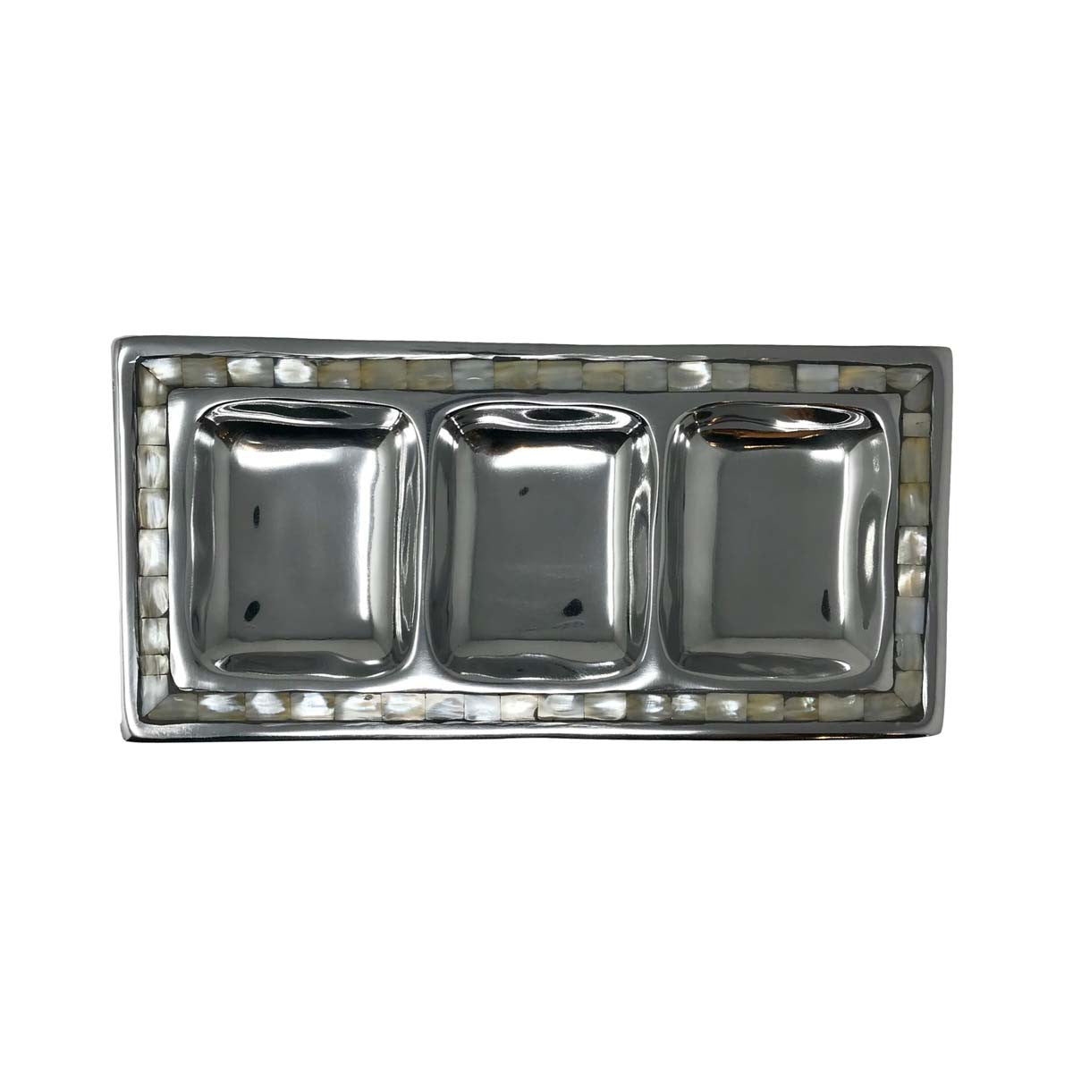 Pearly Divided Serving Tray