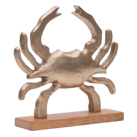 Crab Your Attention Metal Sculpture