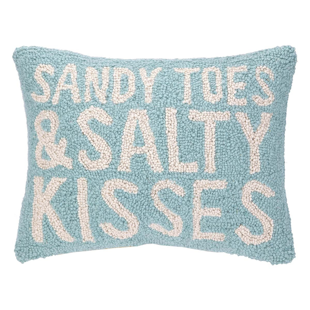 Coastal Beachy Bliss Hooked Pillow