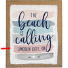 Beach Calling Personalized Wall Art