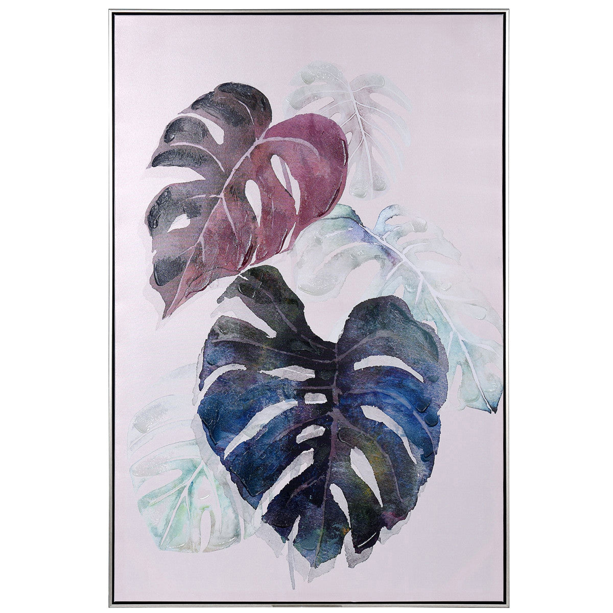 Palm Frond Abundance 2 Framed Canvas