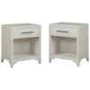 Amalfi 1 Drawer Nightstands with USB - Set of 2 - OUT OF STOCK UNTIL 09/18/2026