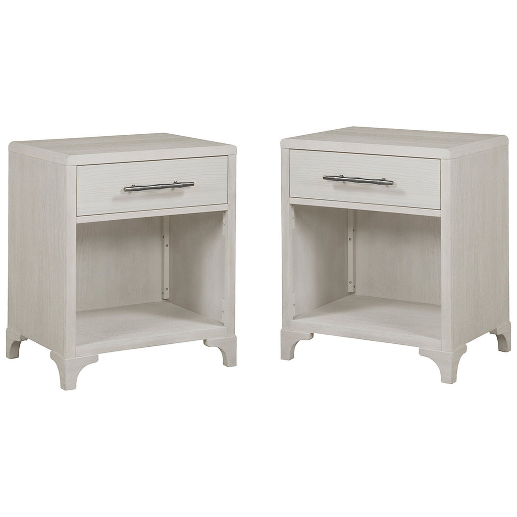 Amalfi 1 Drawer Nightstands with USB - Set of 2 - OUT OF STOCK UNTIL 09/18/2026