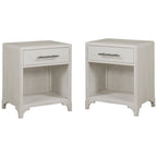 Amalfi 1 Drawer Nightstands with USB - Set of 2 - OUT OF STOCK UNTIL 09/18/2026