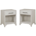 Amalfi 1 Drawer Nightstands with USB - Set of 2 - OUT OF STOCK UNTIL 09/18/2026